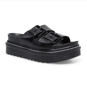 Madden Girl Black Platform Sandals
